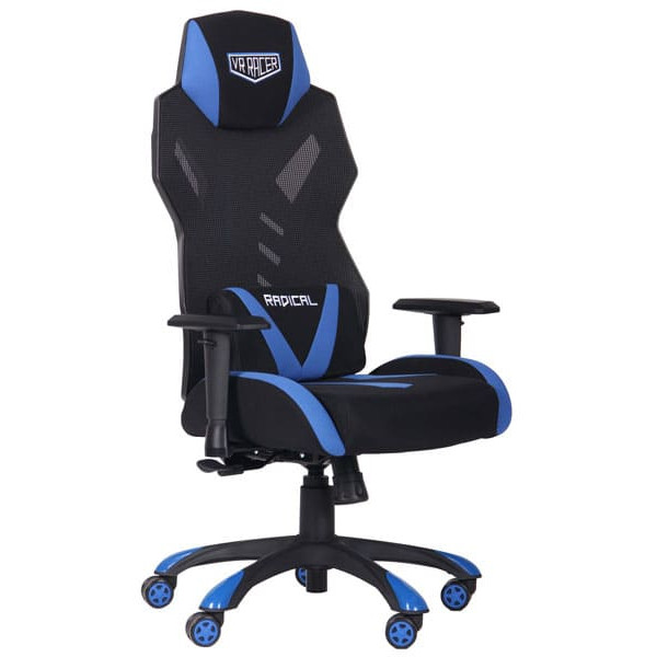 Крісло АМФ VR Racer Radical Krios Чорний/Синій Крісло АМФ VR Racer Radical Krios Чорний/Синій-0