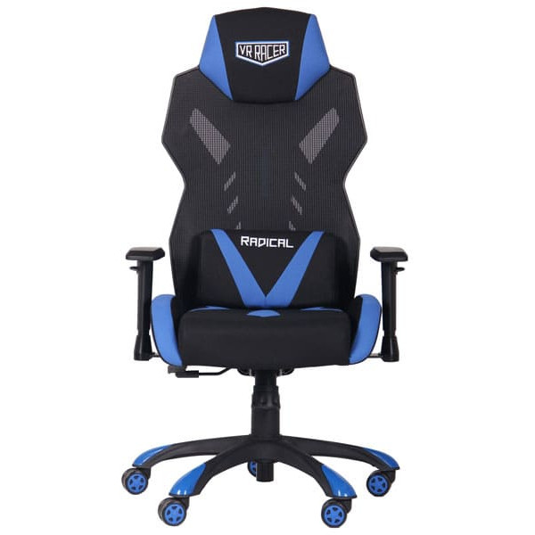 Крісло АМФ VR Racer Radical Krios Чорний/Синій Крісло АМФ VR Racer Radical Krios Чорний/Синій-1