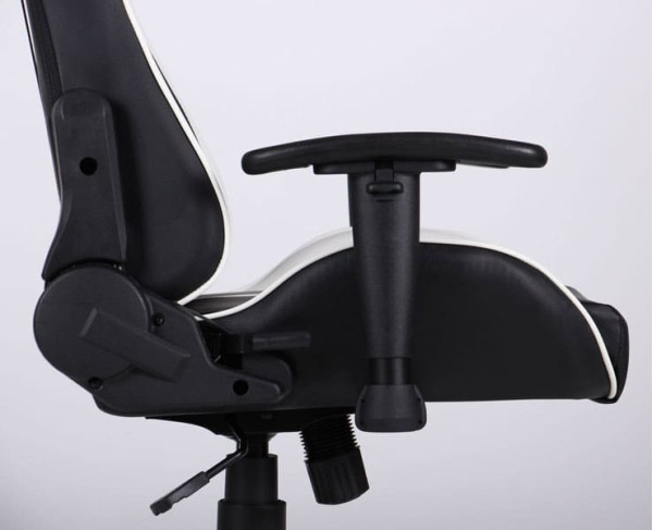 Крісло АМФ VR Racer Dexter Laser Чорний/Білий Крісло АМФ VR Racer Dexter Laser Чорний/Білий-10