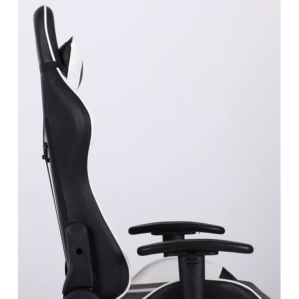 Крісло АМФ VR Racer Dexter Laser Чорний/Білий Крісло АМФ VR Racer Dexter Laser Чорний/Білий-11