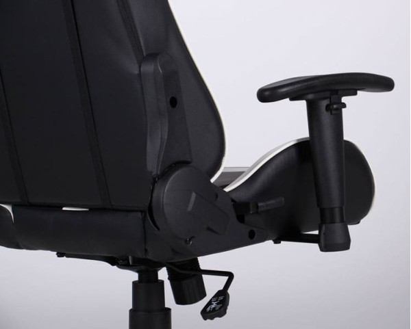 Крісло АМФ VR Racer Dexter Laser Чорний/Білий Крісло АМФ VR Racer Dexter Laser Чорний/Білий-12