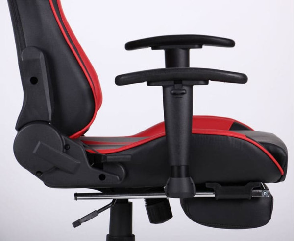 Крісло АМФ VR Racer Dexter Grindor Чорний/Червоний Крісло АМФ VR Racer Dexter Grindor Чорний/Червоний-11