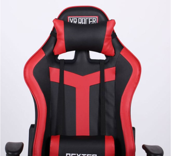 Крісло АМФ VR Racer Dexter Grindor Чорний/Червоний Крісло АМФ VR Racer Dexter Grindor Чорний/Червоний-5