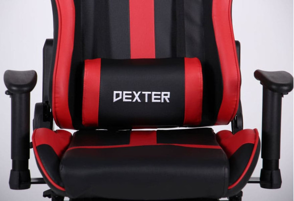 Крісло АМФ VR Racer Dexter Grindor Чорний/Червоний Крісло АМФ VR Racer Dexter Grindor Чорний/Червоний-6