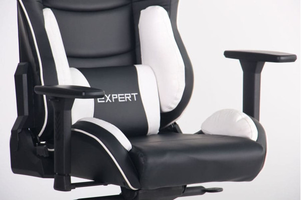 Крісло АМФ VR Racer Expert Idol Чорний/Білий Крісло АМФ VR Racer Expert Idol Чорний/Білий-12