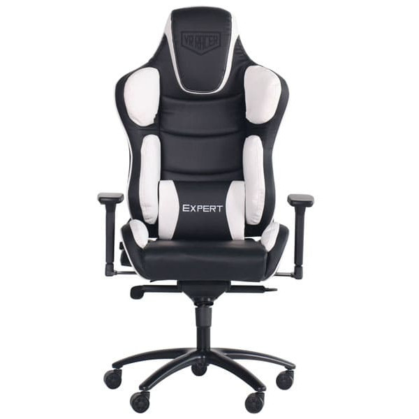 Крісло АМФ VR Racer Expert Idol Чорний/Білий Крісло АМФ VR Racer Expert Idol Чорний/Білий-2
