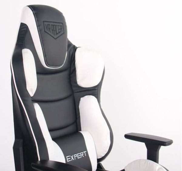 Крісло АМФ VR Racer Expert Idol Чорний/Білий Крісло АМФ VR Racer Expert Idol Чорний/Білий-8