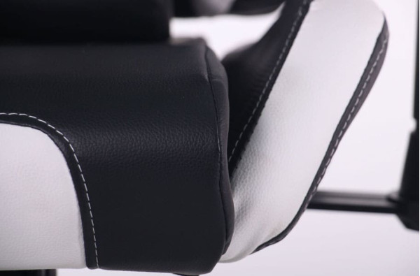 Крісло АМФ VR Racer Expert Mentor Чорний/Білий Крісло АМФ VR Racer Expert Mentor Чорний/Білий-10