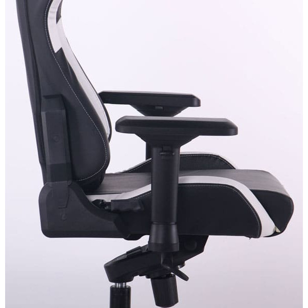 Крісло АМФ VR Racer Expert Mentor Чорний/Білий Крісло АМФ VR Racer Expert Mentor Чорний/Білий-11