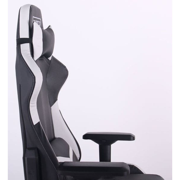 Крісло АМФ VR Racer Expert Mentor Чорний/Білий Крісло АМФ VR Racer Expert Mentor Чорний/Білий-12