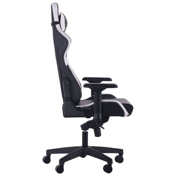 Крісло АМФ VR Racer Expert Mentor Чорний/Білий Крісло АМФ VR Racer Expert Mentor Чорний/Білий-1