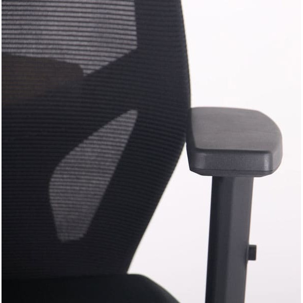 Крісло АМФ Lead Black HR сидіння Нест-01 Чорна/спинка Сітка SL-00 Чорна-9