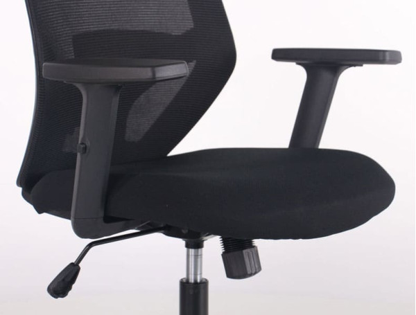 Крісло АМФ Lead Black HR сидіння Нест-01 Чорна/спинка Сітка SL-00 Чорна-10