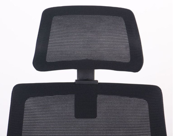 Крісло АМФ Lead Black HR сидіння Нест-01 Чорна/спинка Сітка SL-00 Чорна-11