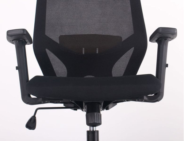 Крісло АМФ Lead Black HR сидіння Нест-01 Чорна/спинка Сітка SL-00 Чорна-7