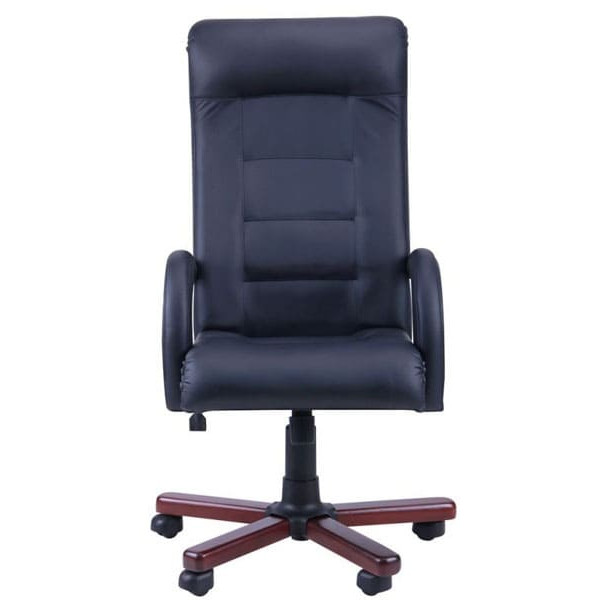 Крісло АМФ Роял Люкс Горіх Шкіра Спліт Чорна-2