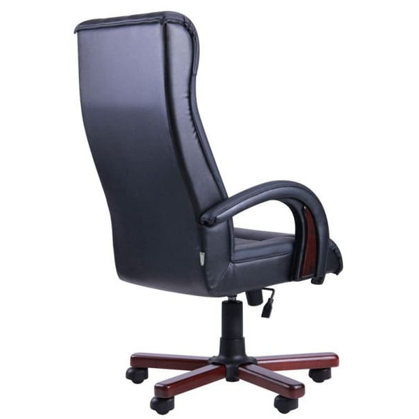 Крісло АМФ Роял Люкс Горіх Шкіра Спліт Чорна-3