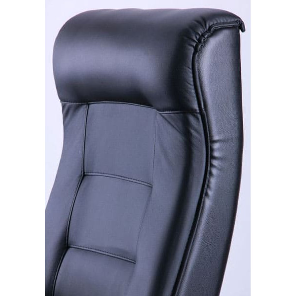 Крісло АМФ Роял Люкс Горіх Шкіра Спліт Чорна-6