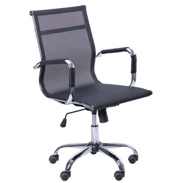 Кресло АМФ Slim Net LB (XH-633B) Черный-0