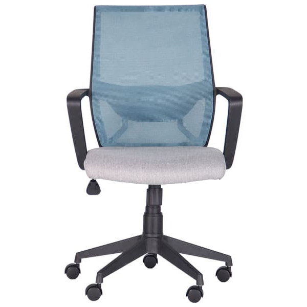 Крісло АМФ Tin сидіння Сідней-05/спинка Сітка SL-18 Аквамарин-3