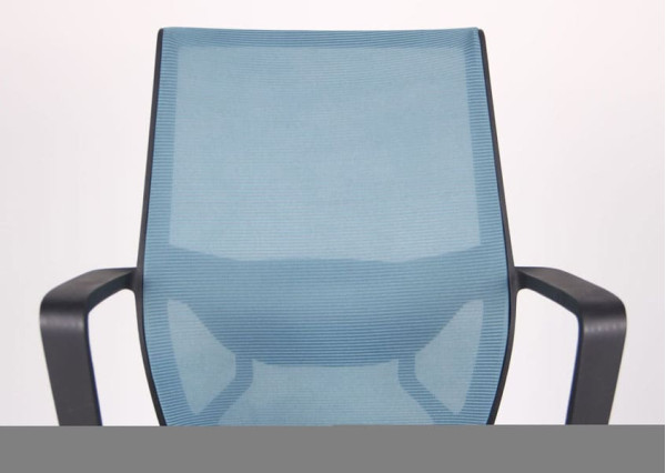 Крісло АМФ Tin сидіння Сідней-05/спинка Сітка SL-18 Аквамарин-4