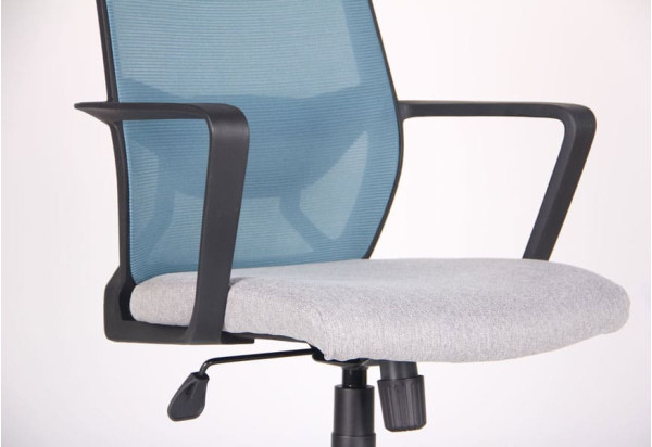 Крісло АМФ Tin сидіння Сідней-05/спинка Сітка SL-18 Аквамарин-5