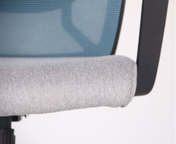 Крісло АМФ Tin сидіння Сідней-05/спинка Сітка SL-18 Аквамарин-7