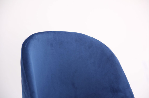 Барний стілець AMF Bellini бук-blue velvet-7