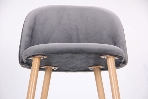Барний стілець AMF Bellini Бук-dark Grey-5