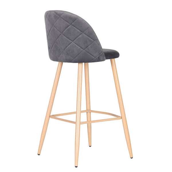 Барний стілець AMF Bellini Бук-dark Grey-4
