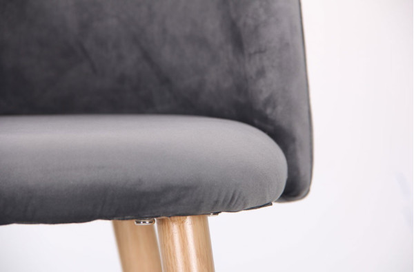 Барний стілець AMF Bellini Бук-dark Grey-8