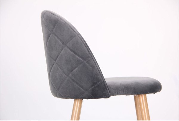 Барний стілець AMF Bellini Бук-dark Grey-10