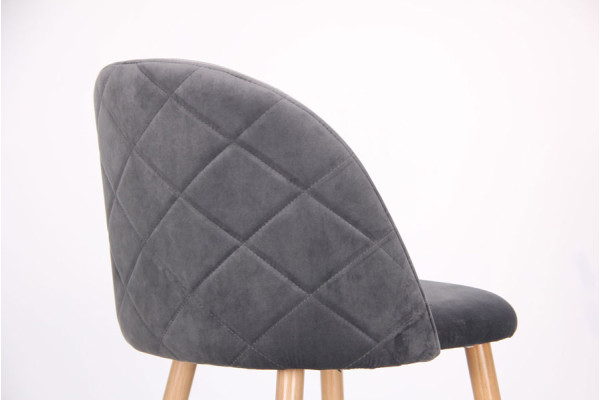Барний стілець AMF Bellini Бук-dark Grey-11