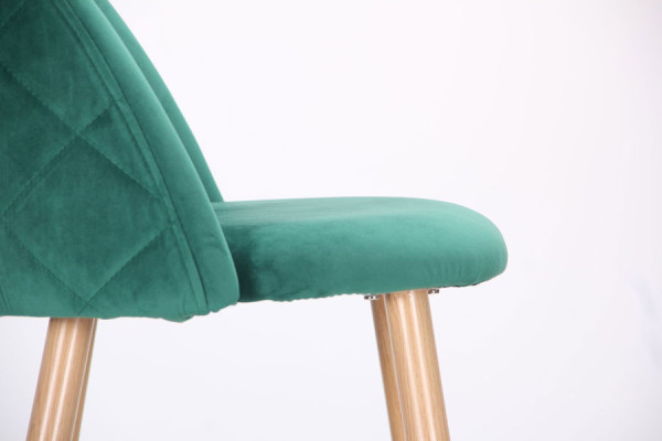 Барный стул AMF Bellini бук-green velvet-5