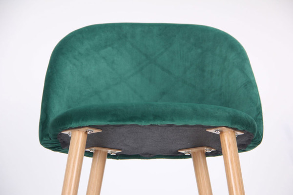Барный стул AMF Bellini бук-green velvet-8