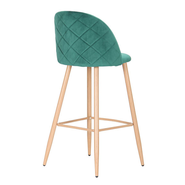 Барный стул AMF Bellini бук-green velvet-4