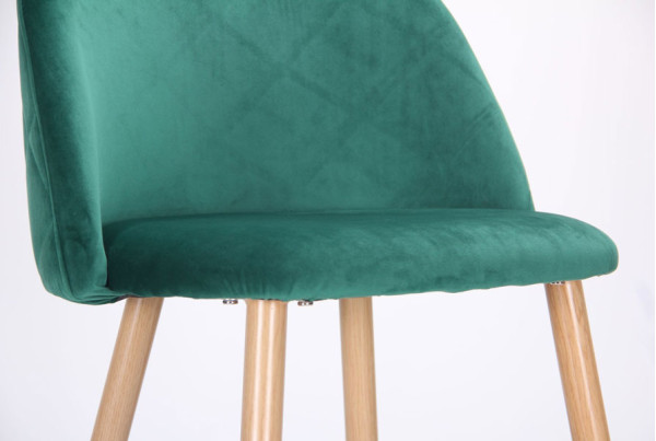 Барный стул AMF Bellini бук-green velvet-10