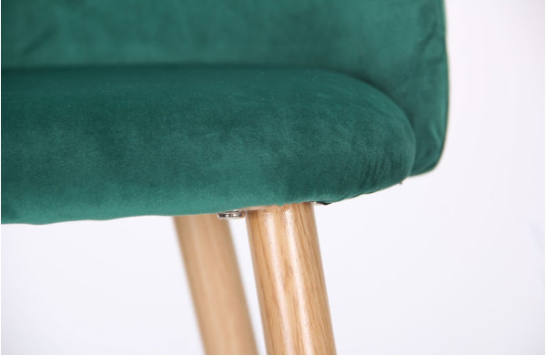 Барный стул AMF Bellini бук-green velvet-11