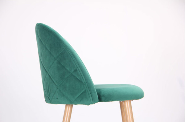 Барный стул AMF Bellini бук-green velvet-12