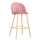 Барний стілець AMF Bellini Бук Pink Velvet
