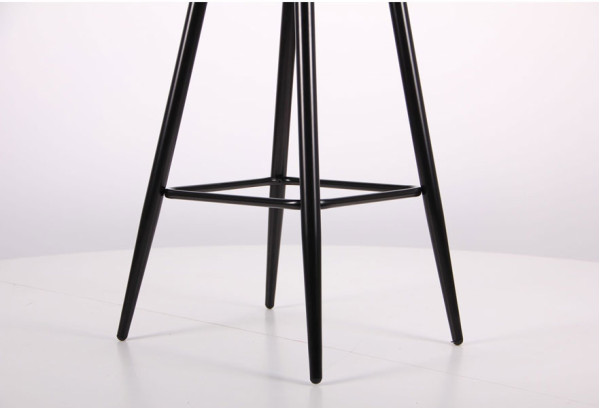 Барний стілець AMF Mobil Чорний-нубук Базальт-8