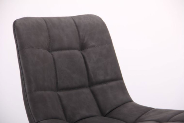 Барний стілець AMF Mobil Чорний-нубук Базальт-9