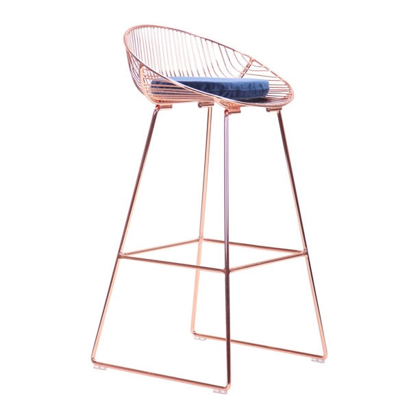 Барний стілець AMF Chik Rose gold-1