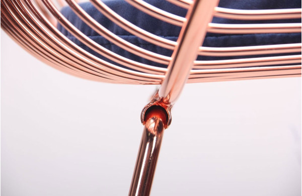 Барний стілець AMF Chik Rose gold-10