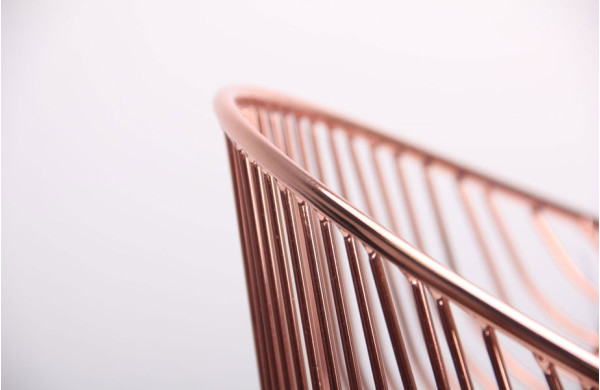 Барний стілець AMF Chik Rose gold-11