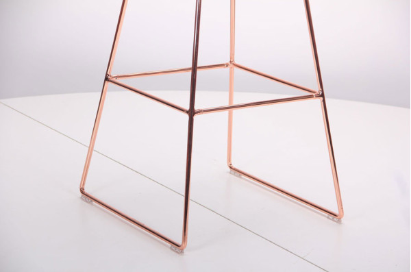 Барний стілець AMF Chik Rose gold-12
