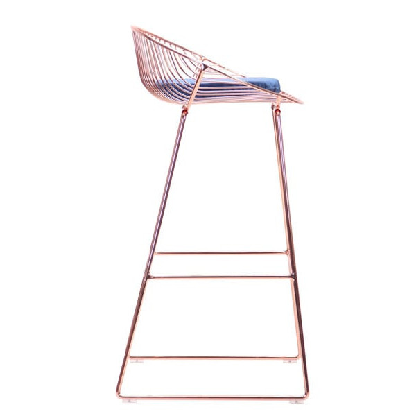 Барний стілець AMF Chik Rose gold-2