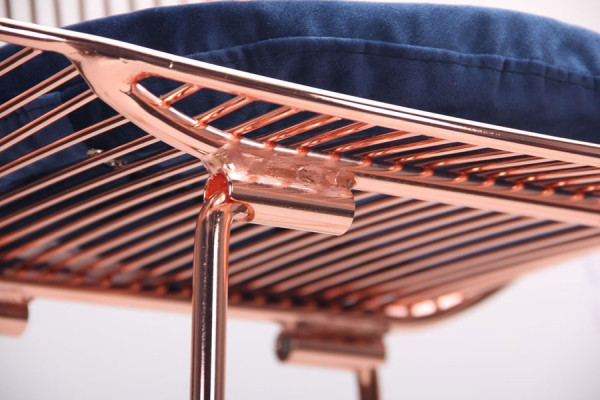 Барний стілець AMF Chik Rose gold-8