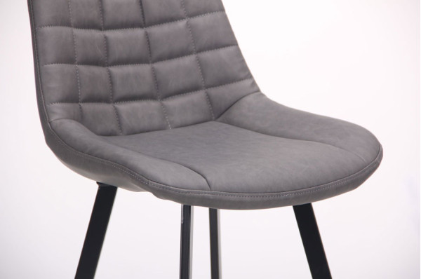 Полубарный стул AMF Clif Dark grey-5