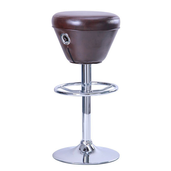 Барный стул AMF Хокер Астин Мадрас Дарк браун-0